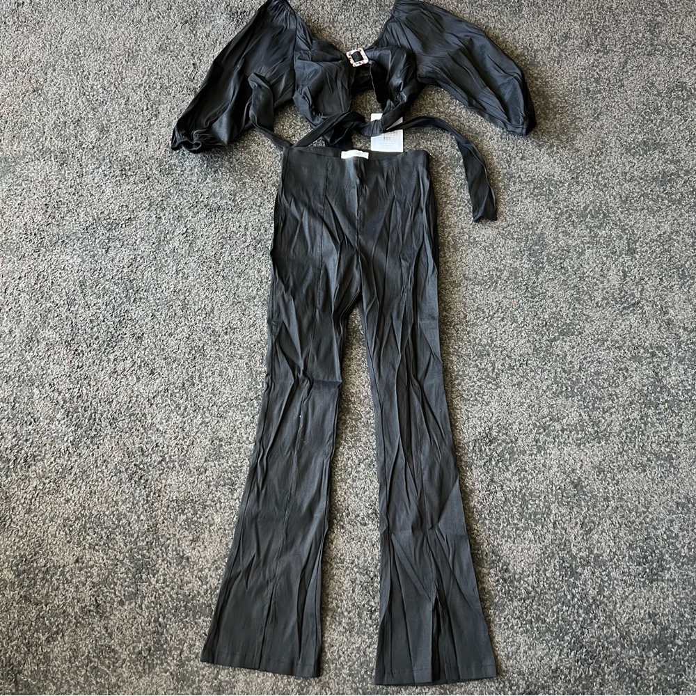 Revolve hosbjerg elora tie back buckle crop top party - Picture 8 of 15